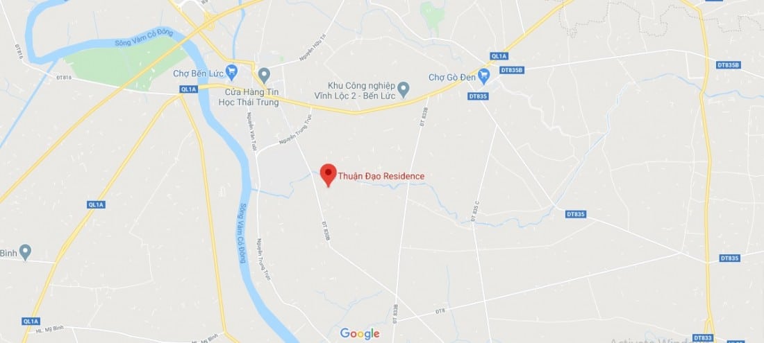 Vị trí dự án Thuận Đạo Residence