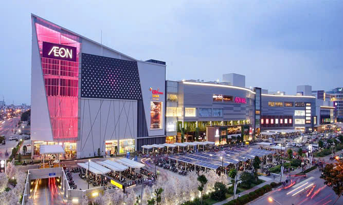 AEON mall gần dự án thiên phúc residence