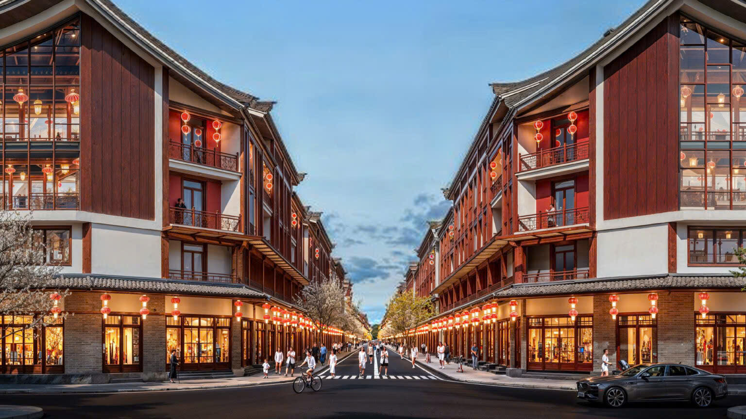 Phối cảnh tiện ích dự án vinhomes green city hậu nghĩa