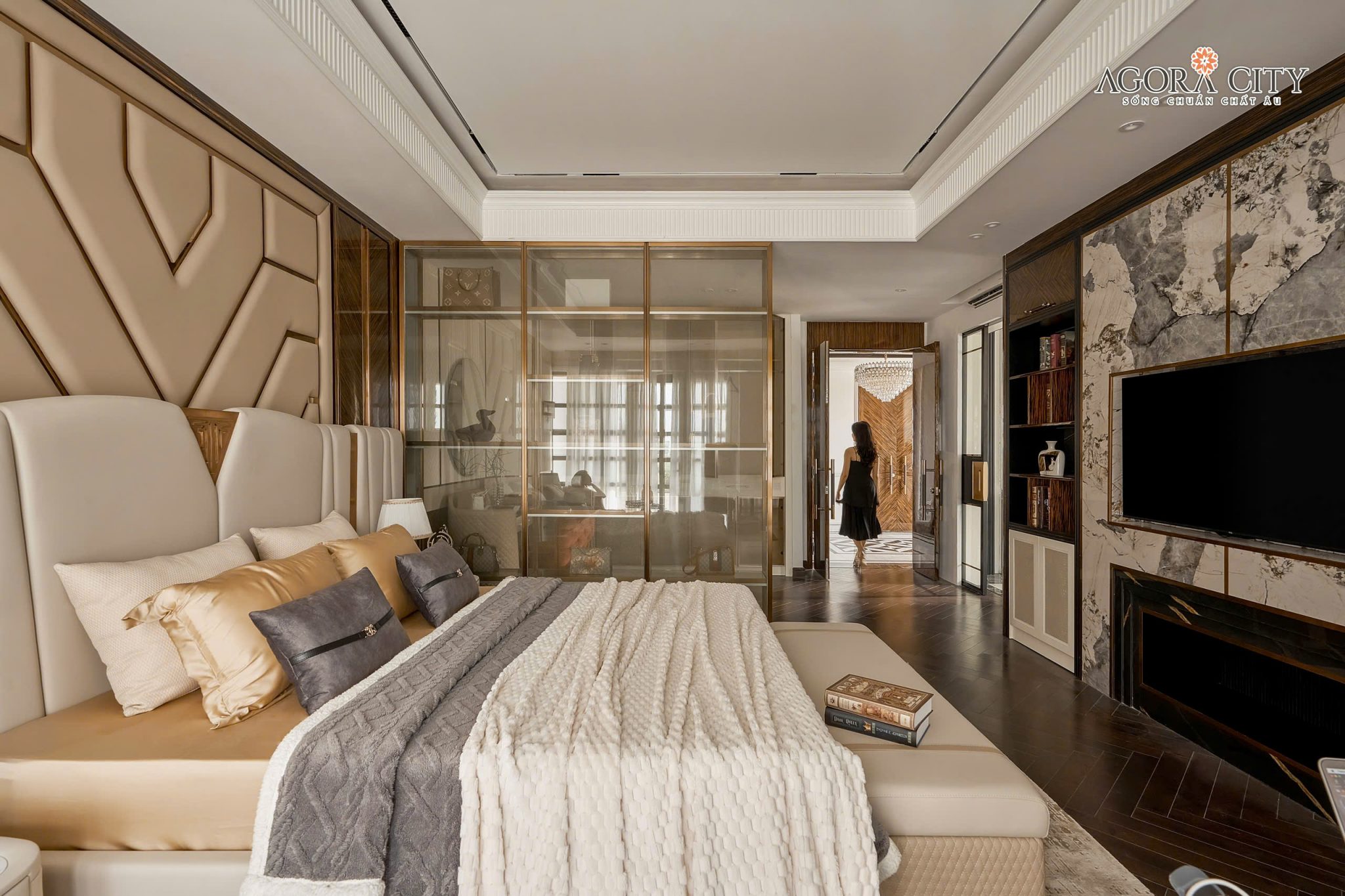 Phòng ngủ Nhà mẫu dự án agora city
