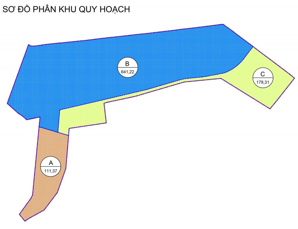 Sơ đồ phân khu dự án vinhomes tân mỹ