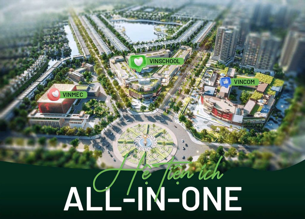 Tiện ích all in one dự án vinhomes green city hậu nghĩa