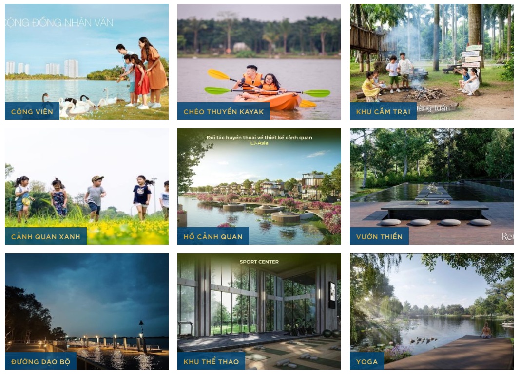 tiện ích dự án eco retreat long an