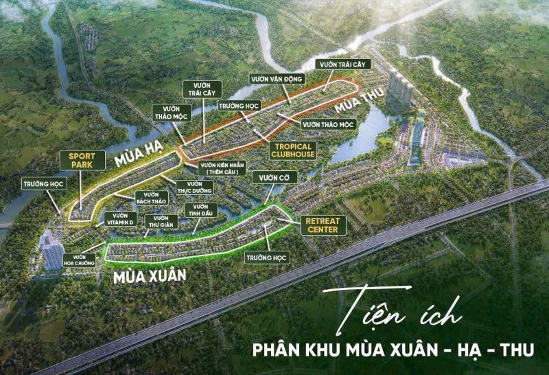 tiện ích dự án eco retreat