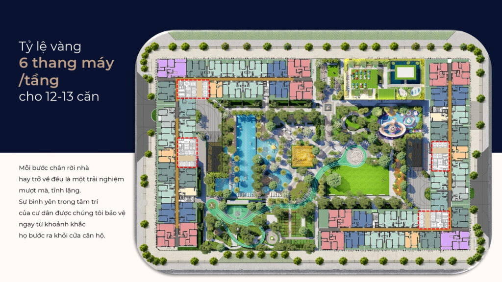 mặt bằng tt genesis nhà bè